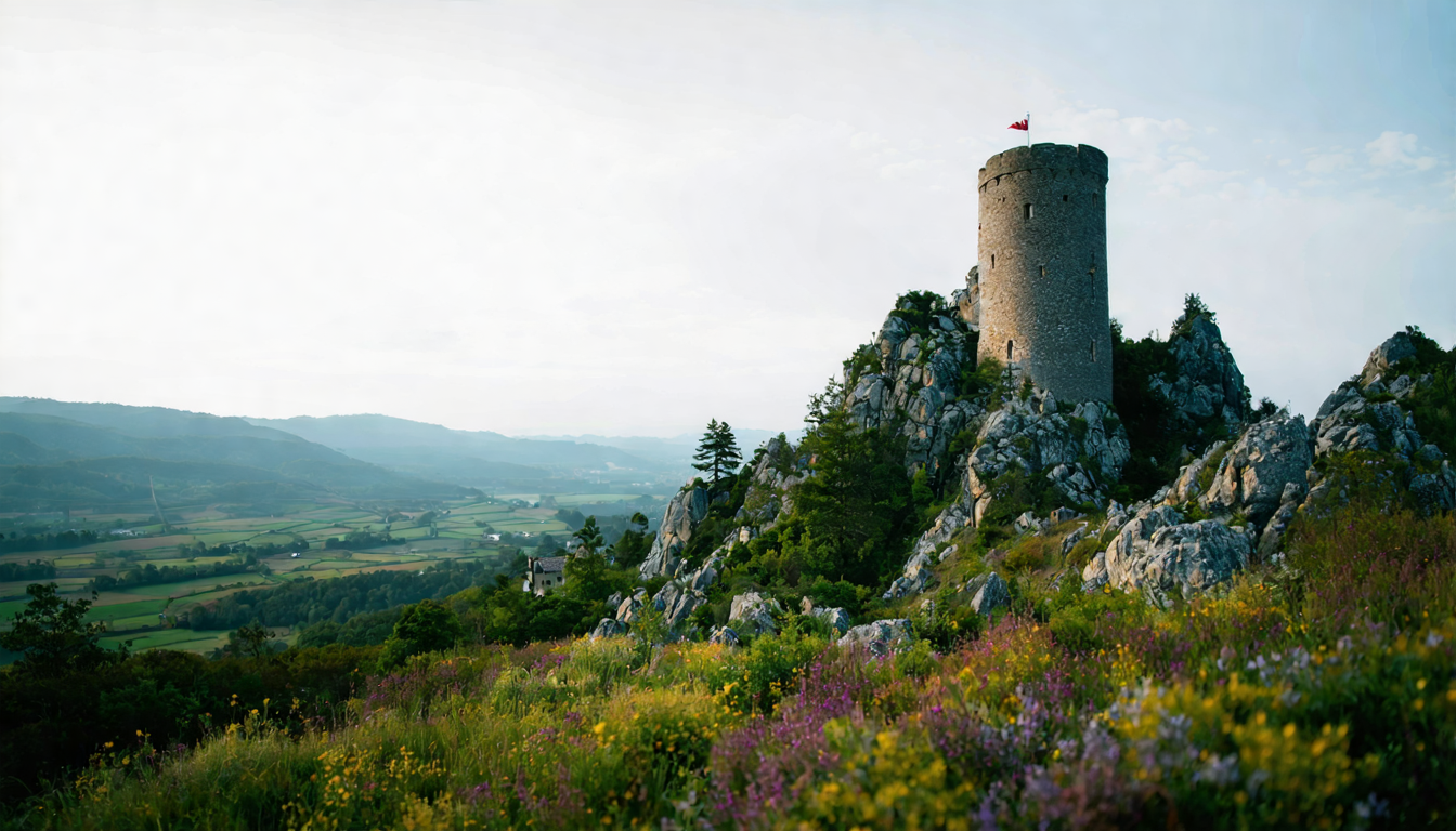 Die atemberaubende Landschaft von Felsen Towerk erkunden